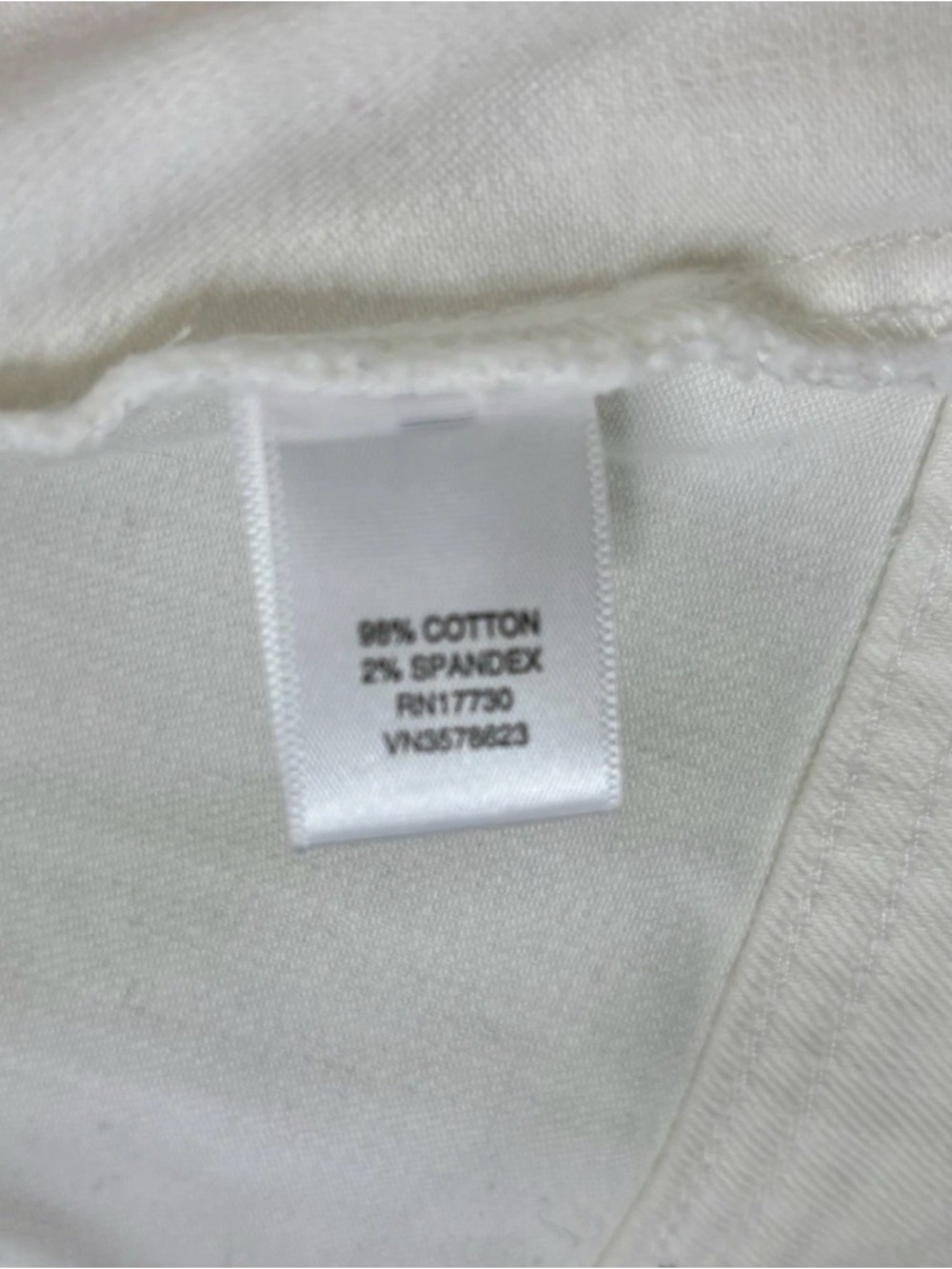 Merona White Womens Denim Jacket - Button Front - Picture 5 of 7